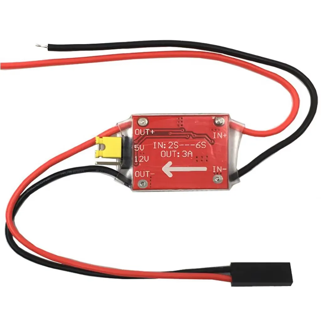 QWinOut UBEC 5V/12V 3A BEC 2-6S Lipo Input 5V/12V BEC